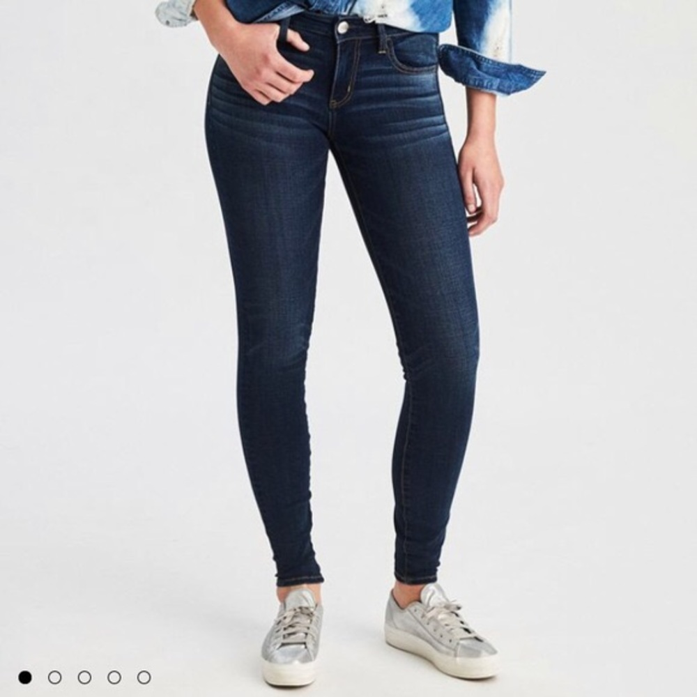 american eagle dark wash jeans